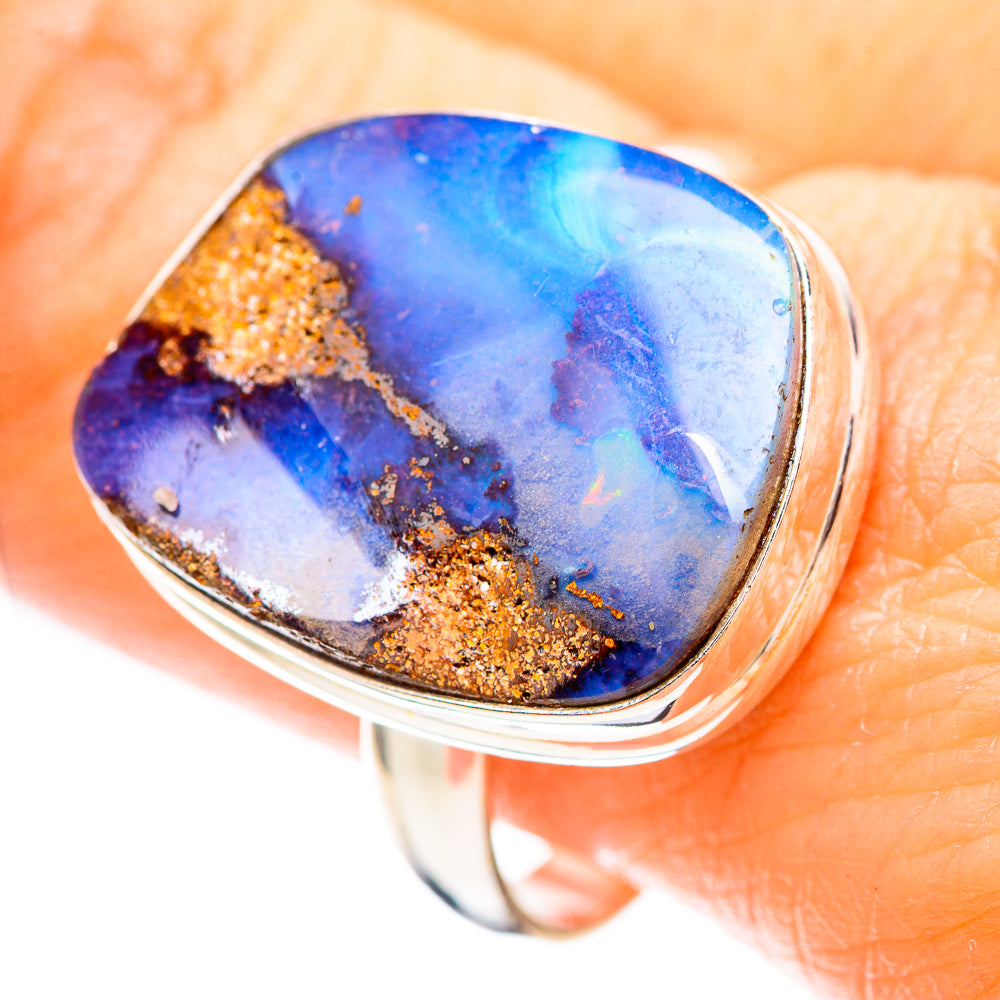 Boulder Opal Ring Size 10.5 (925 Sterling Silver) RING136384