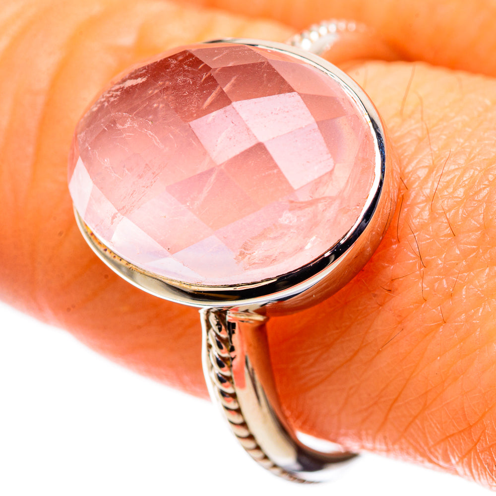 Rose Quartz Ring Size 9 (925 Sterling Silver) RING135667