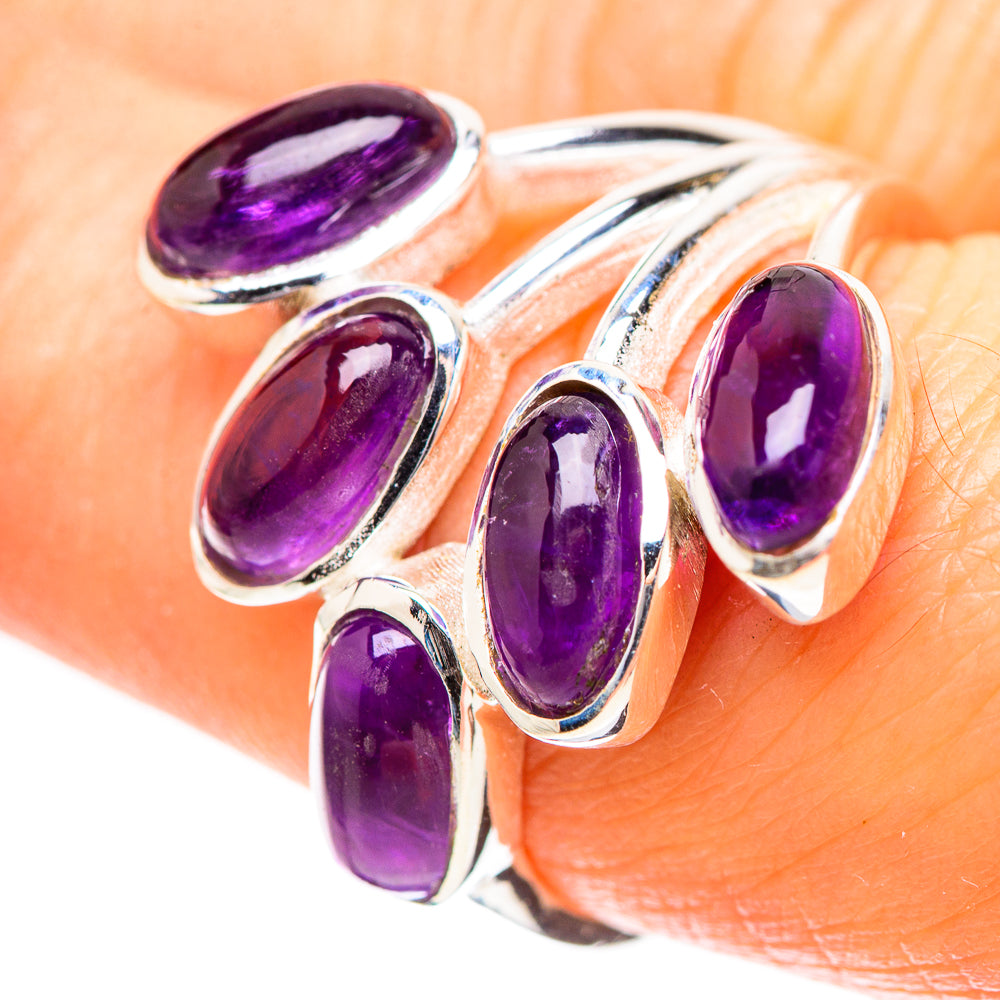 Amethyst 925 Sterling Silver Ring Size 8.25 (925 Sterling Silver) RING137321
