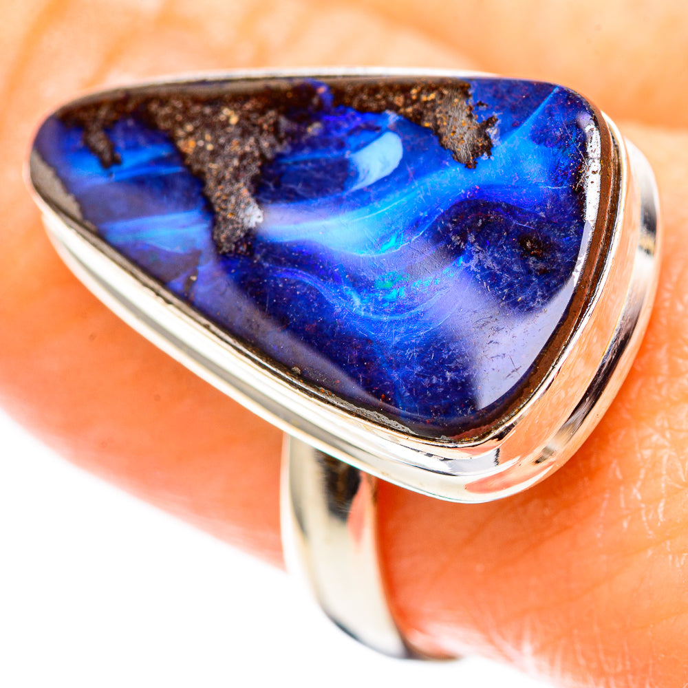 Boulder Opal Ring Size 8.75 (925 Sterling Silver) RING136409