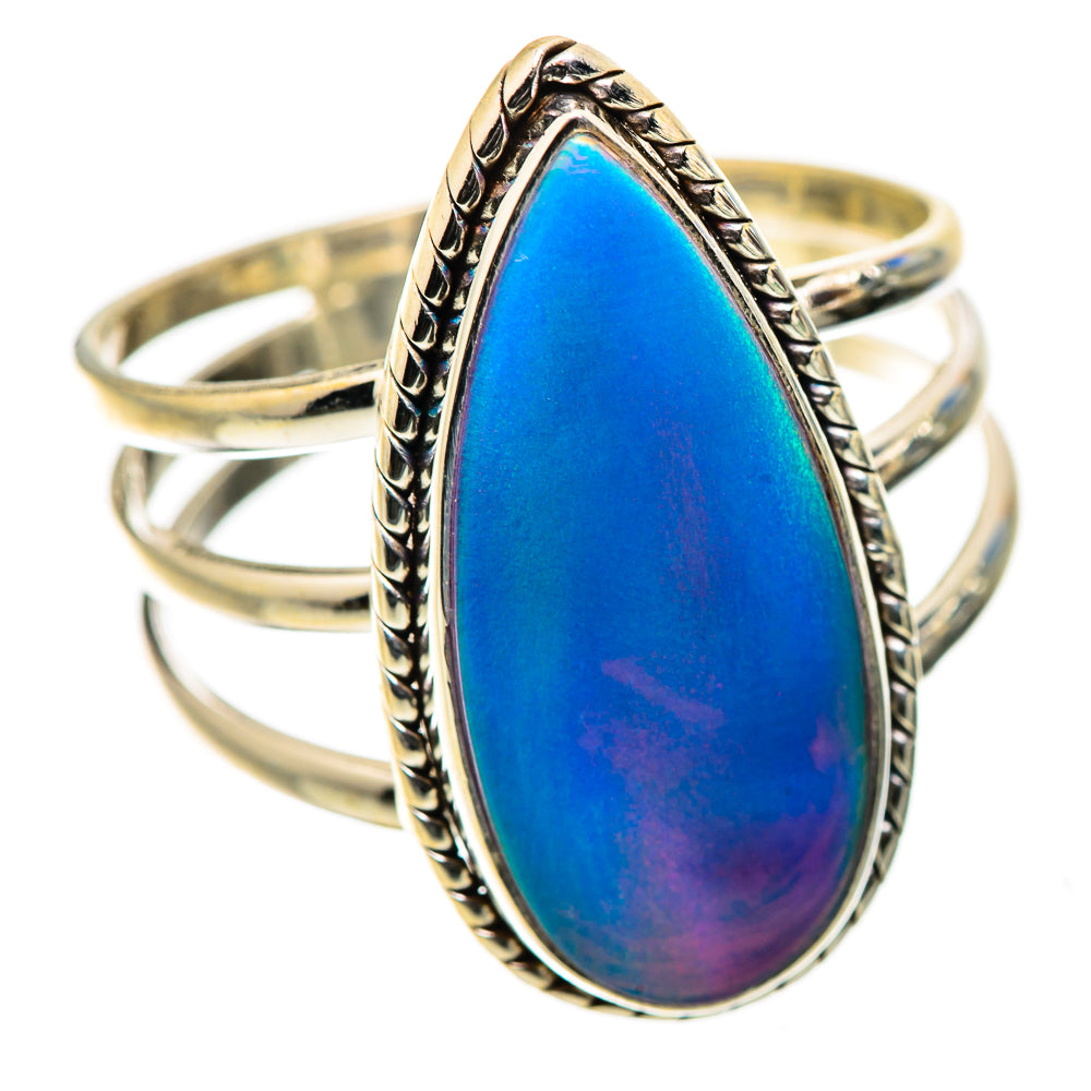 Anasilvercos Aura Opal Ring Size 11.5 (925 Sterling Silver)