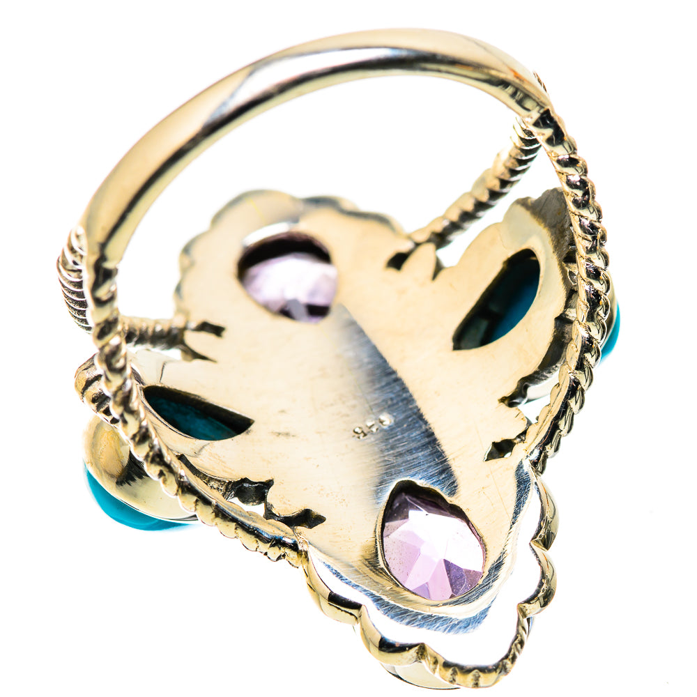 Amethyst, Sleeping Beauty Turquoise Ring Size 9.25 (925 Sterling Silver) RING134957