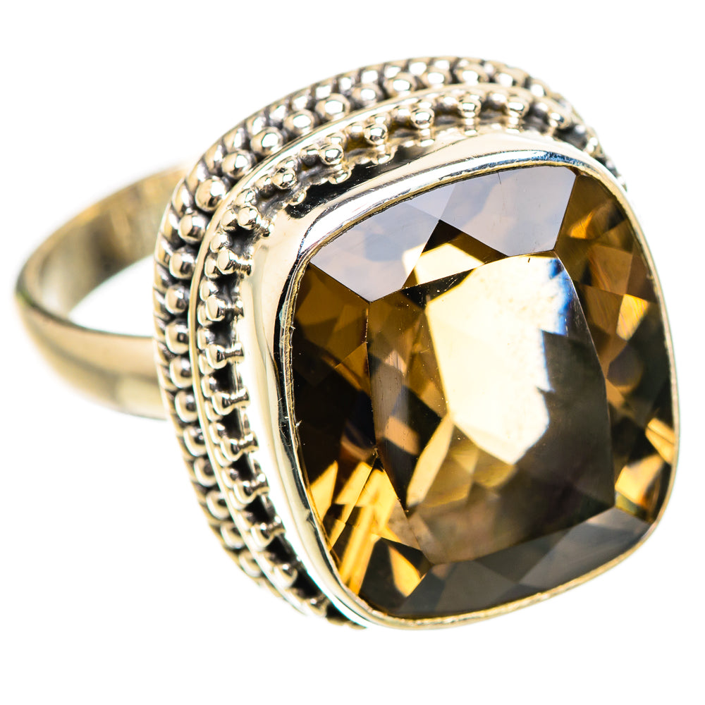 Smoky Quartz Ring Size 8.25 (925 Sterling Silver) RING135330