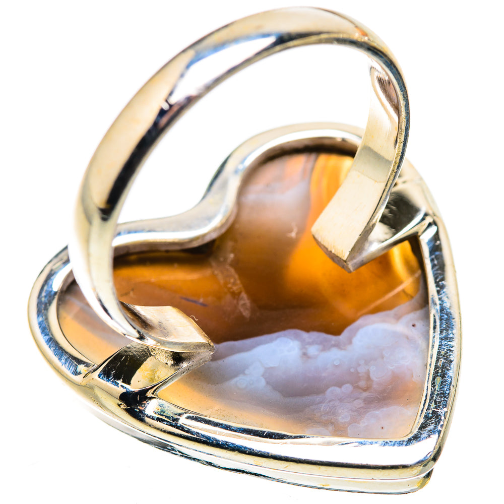 Large Botswana Agate Ring Size 10.75 (925 Sterling Silver) RING135701