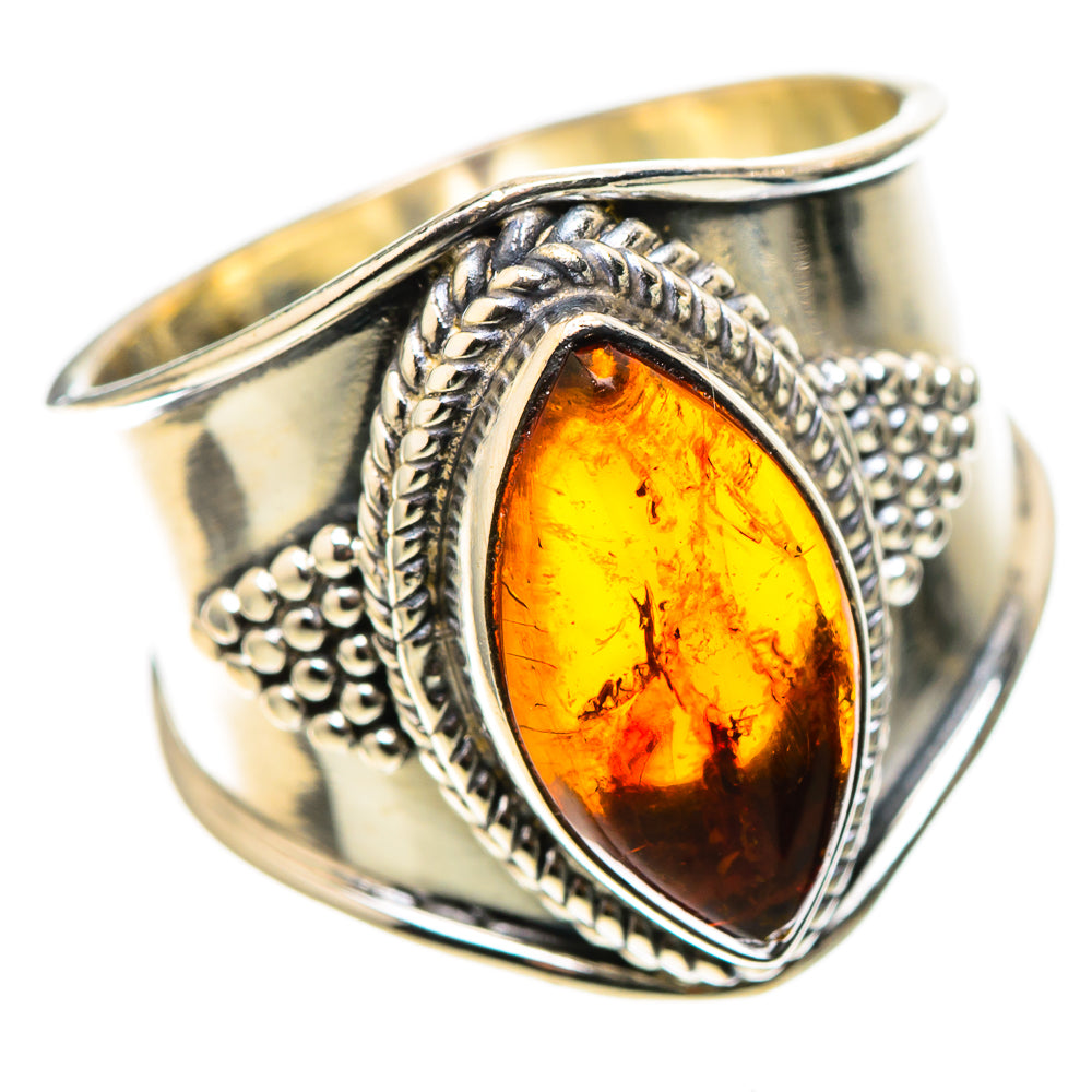 Baltic Amber 925 Sterling Silver Ring Size 6.75 (925 Sterling Silver) RING137627