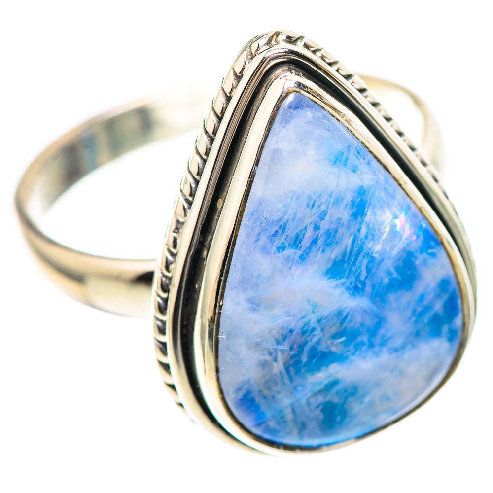Blue Moonstone Ring Size 10.5 (925 Sterling Silver) RING136248