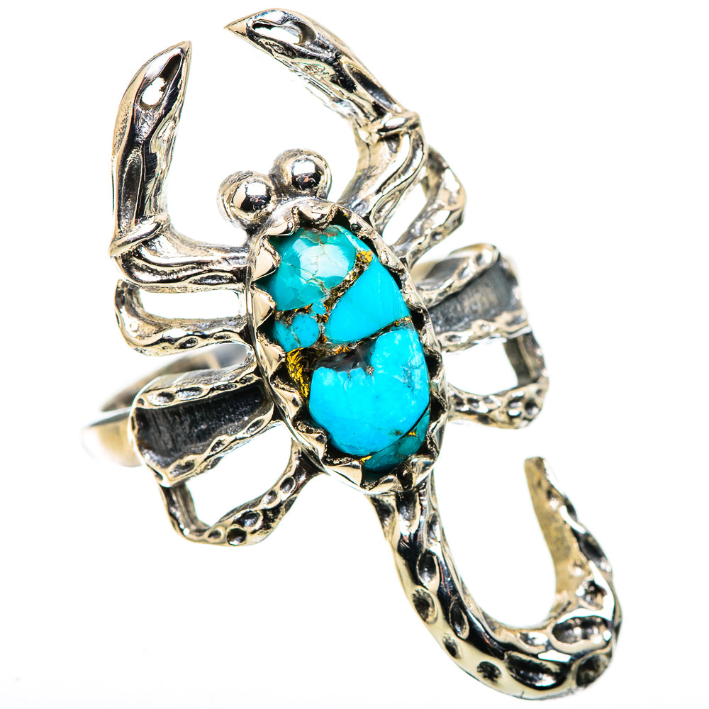 Kingman Mohave Turquoise Ring Size 8.25 (925 Sterling Silver) RING136039