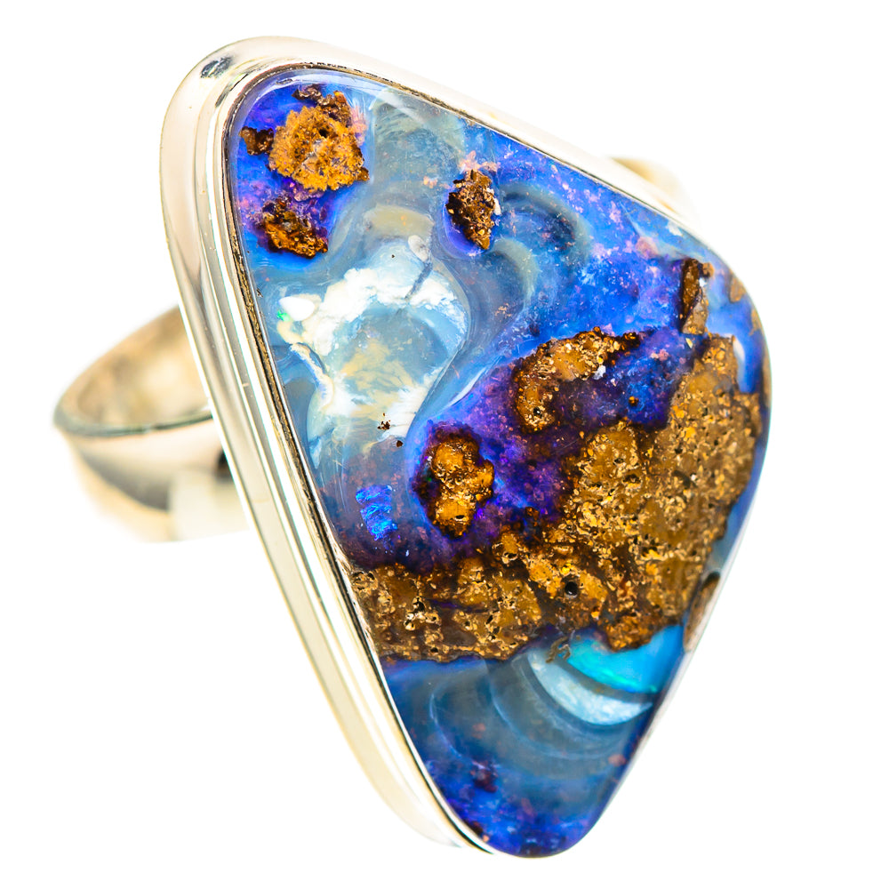Boulder Opal Ring Size 6.5 (925 Sterling Silver) RING136702