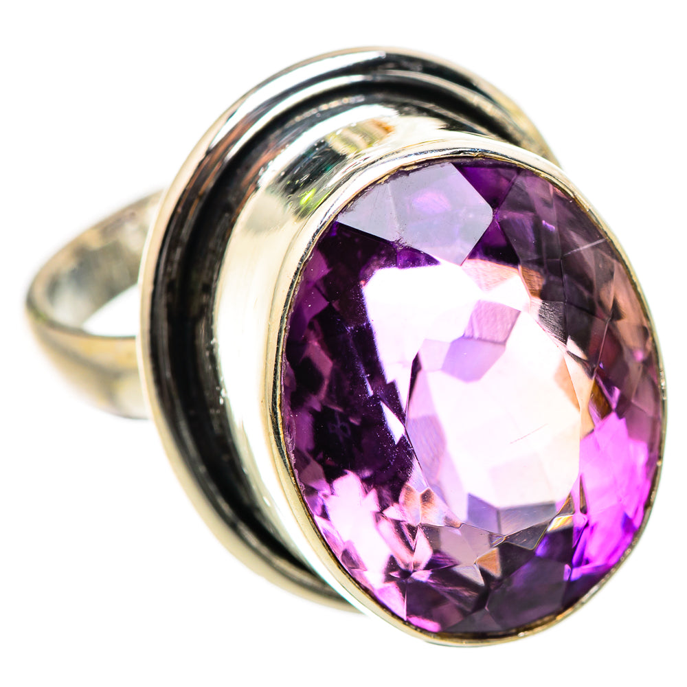 Faceted Amethyst Ring Size 7.25 (925 Sterling Silver) RING135513