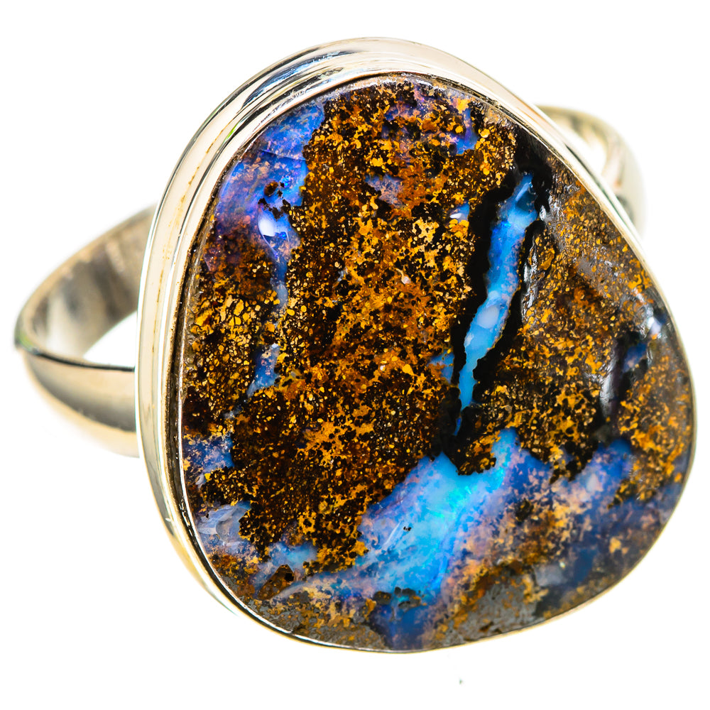 Boulder Opal 925 Sterling Silver Ring Size 10 (925 Sterling Silver) RING137638