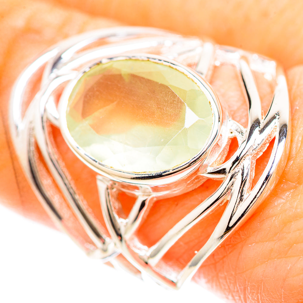 Prehnite Ring Size 8 (925 Sterling Silver) RING136973