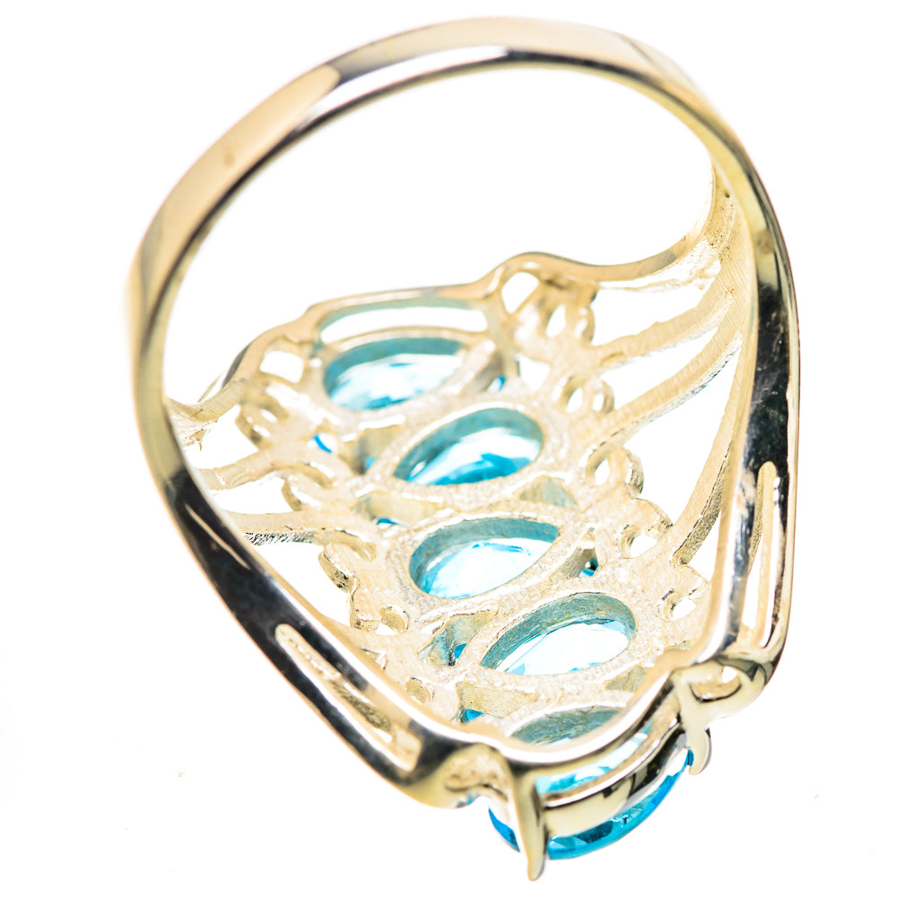 Blue Topaz Ring Size 8 (925 Sterling Silver) RING134622