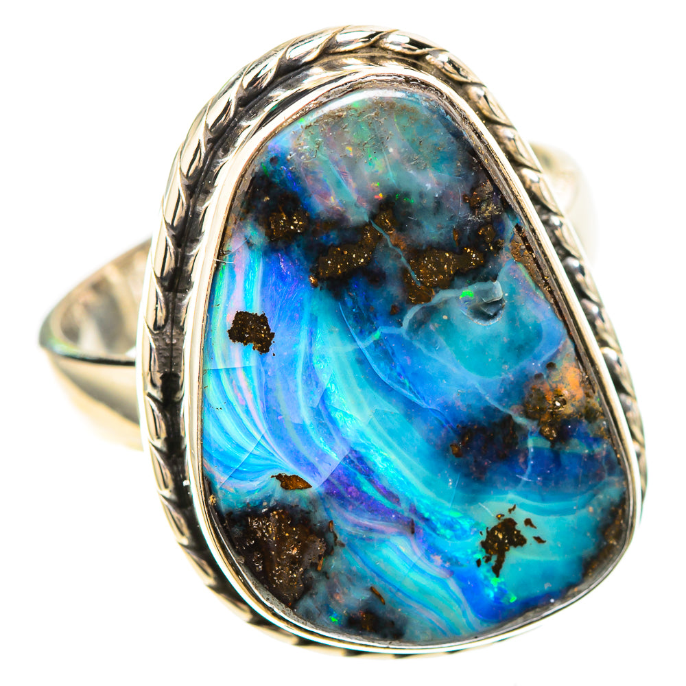 Boulder Opal 925 Sterling Silver Ring Size 7 (925 Sterling Silver) RING137272
