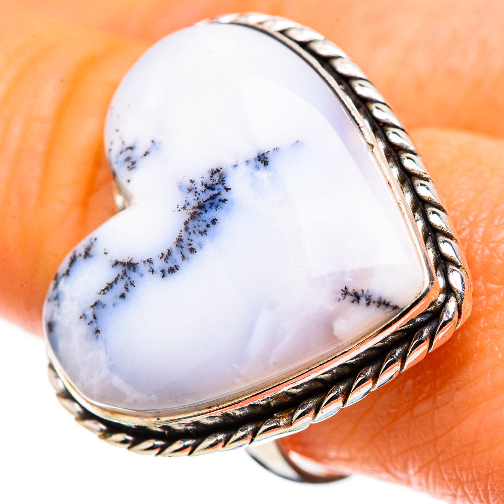 Large Dendritic Opal Ring Size 9 (925 Sterling Silver) RING135782