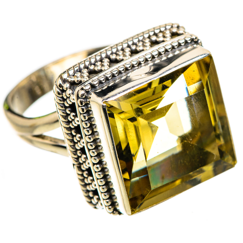Citrine 925 Sterling Silver Ring Size 7.25 Ana Co R135210