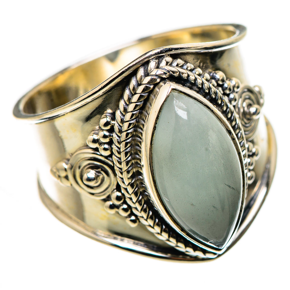 Natural Aquamarine Ring Size 7 (925 Sterling Silver) RING134596