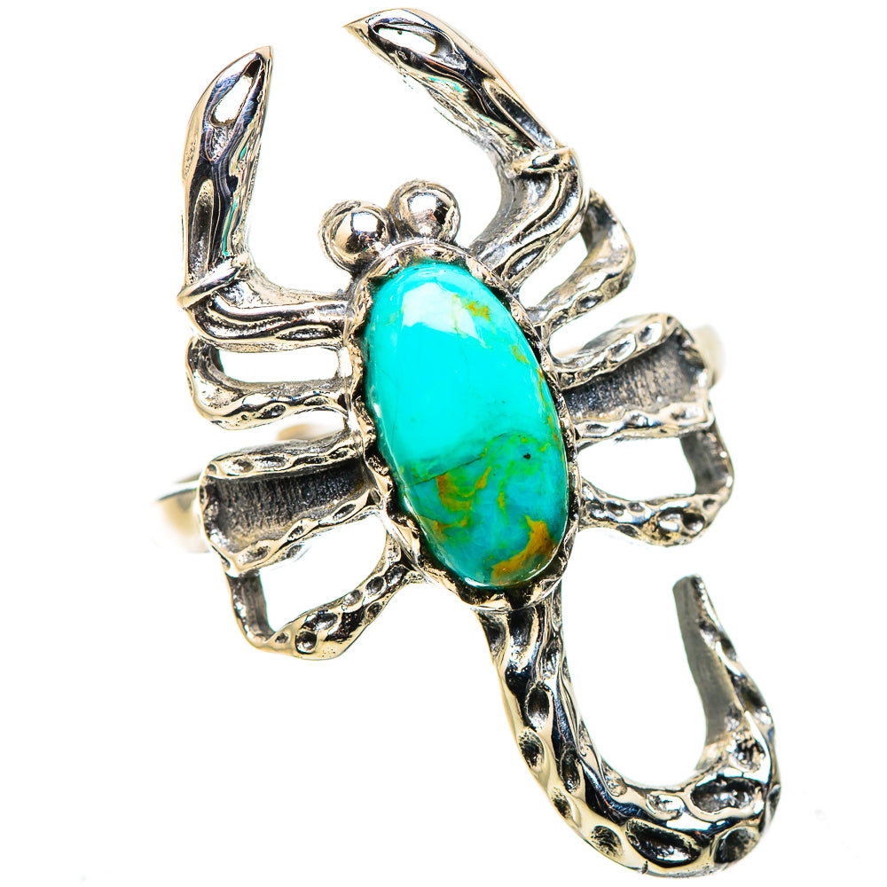 Anasilvercos Chrysocolla Ring Size 9.25 (925 Sterling Silver)