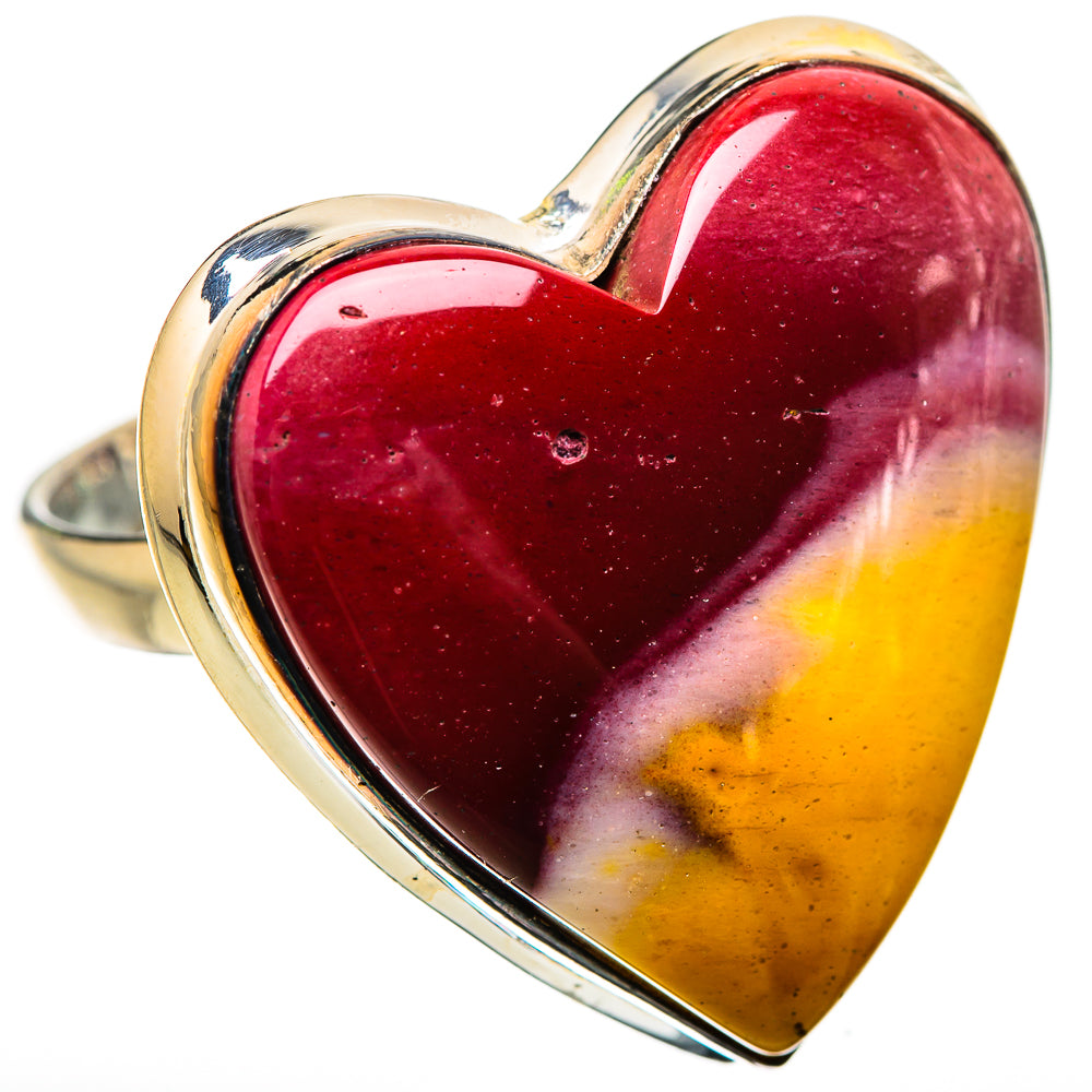 Large Mookaite Ring Size 10.75 (925 Sterling Silver) RING135590