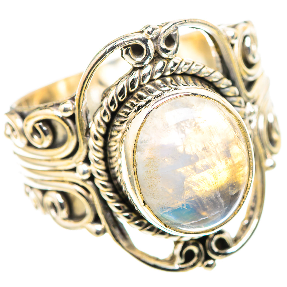 Rainbow Moonstone 925 Sterling Silver Ring Size 9.25 (925 Sterling Silver) RING137500