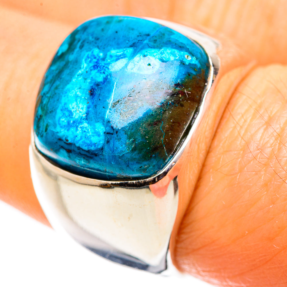 Chrysocolla 925 Sterling Silver Ring Size 7 Ana Co R135186
