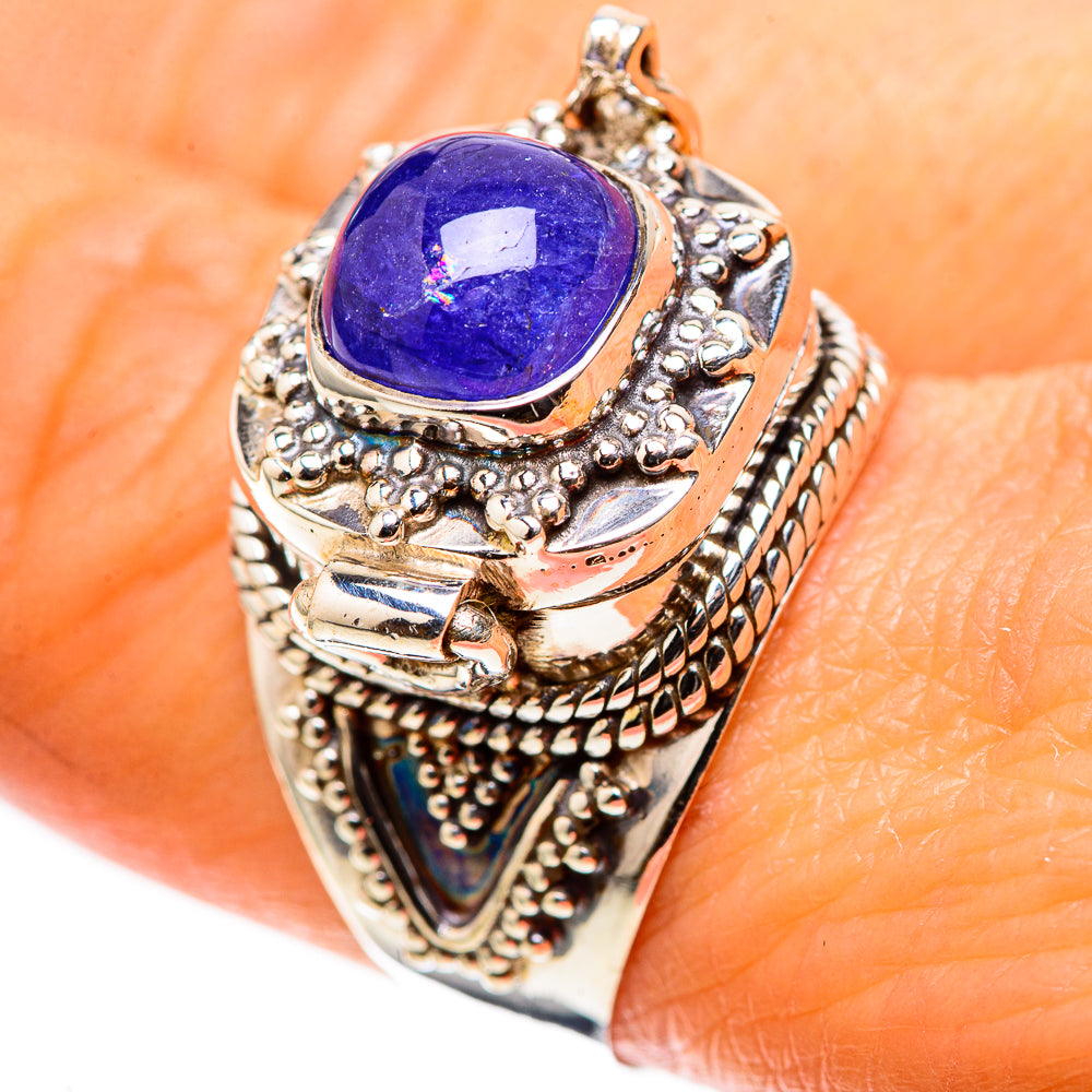 Poison Natural Tanzanite 925 Sterling Silver Ring Size 9 (925 Sterling Silver) RING137732