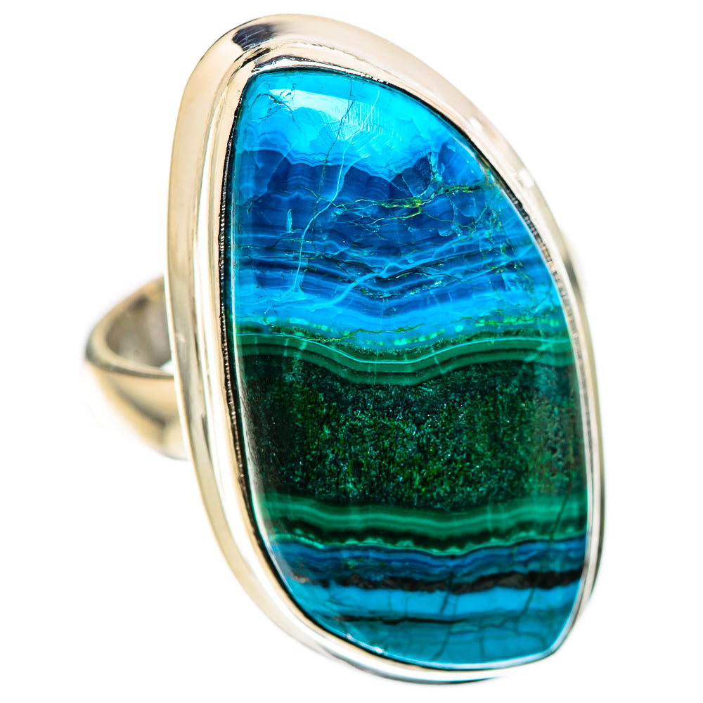Malachite In Chrysocolla Ring Size 6.25 (925 Sterling Silver) RING136016