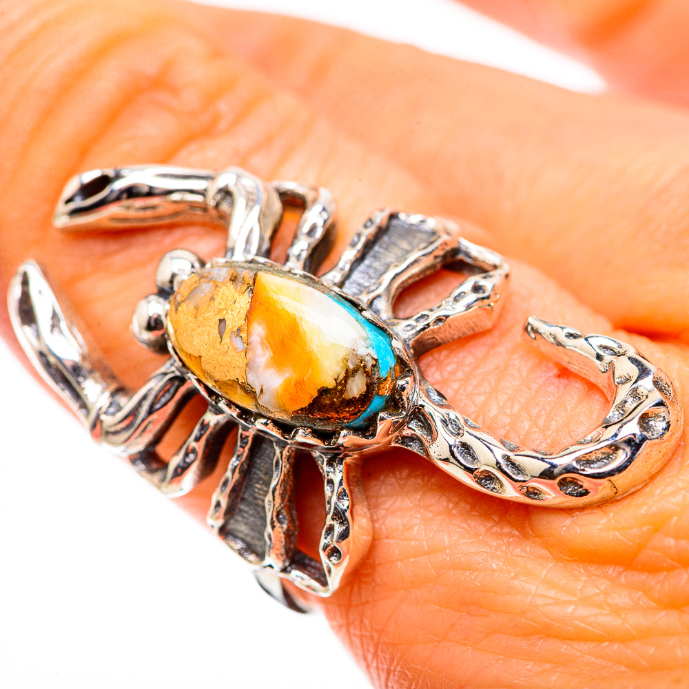 Spiny Oyster Turquoise Ring Size 8.25 (925 Sterling Silver) RING135441