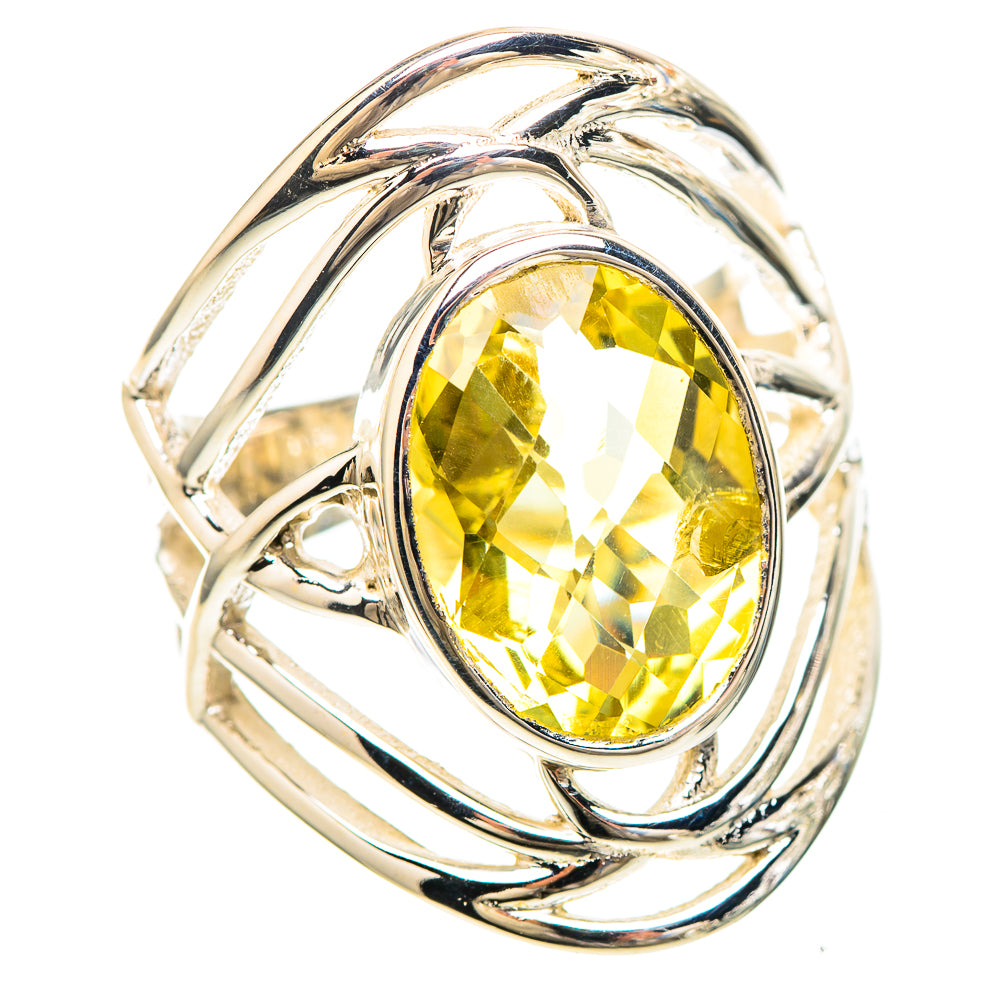 Faceted Citrine Ring Size 5.5 (925 Sterling Silver) RING137111