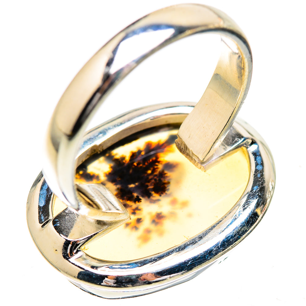 Scenic Dendritic Agate Ring Size 6.25 (925 Sterling Silver) RING135825