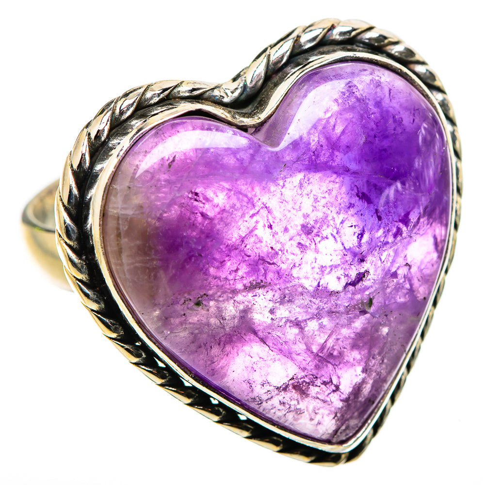 Large Amethyst Ring Size 8 (925 Sterling Silver) RING135779