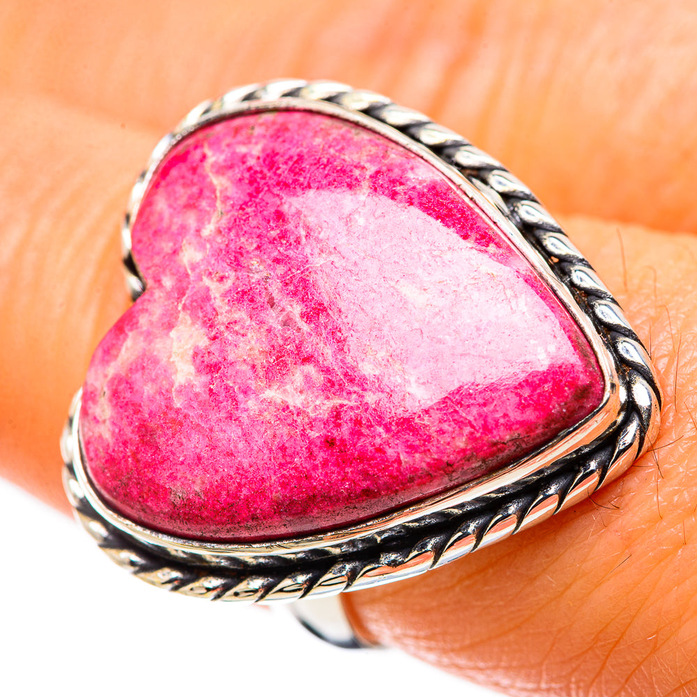 Large Thulite Ring Size 7 (925 Sterling Silver) RING135742