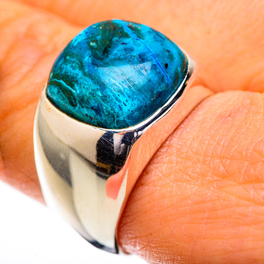 Shattuckite Ring Size 9.25 (925 Sterling Silver) RING135797