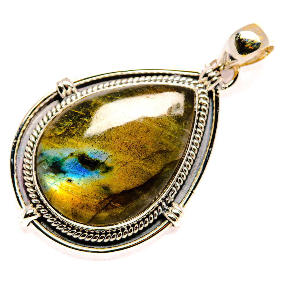 Labradorite Pendant 2" (925 Sterling Silver) PD36334