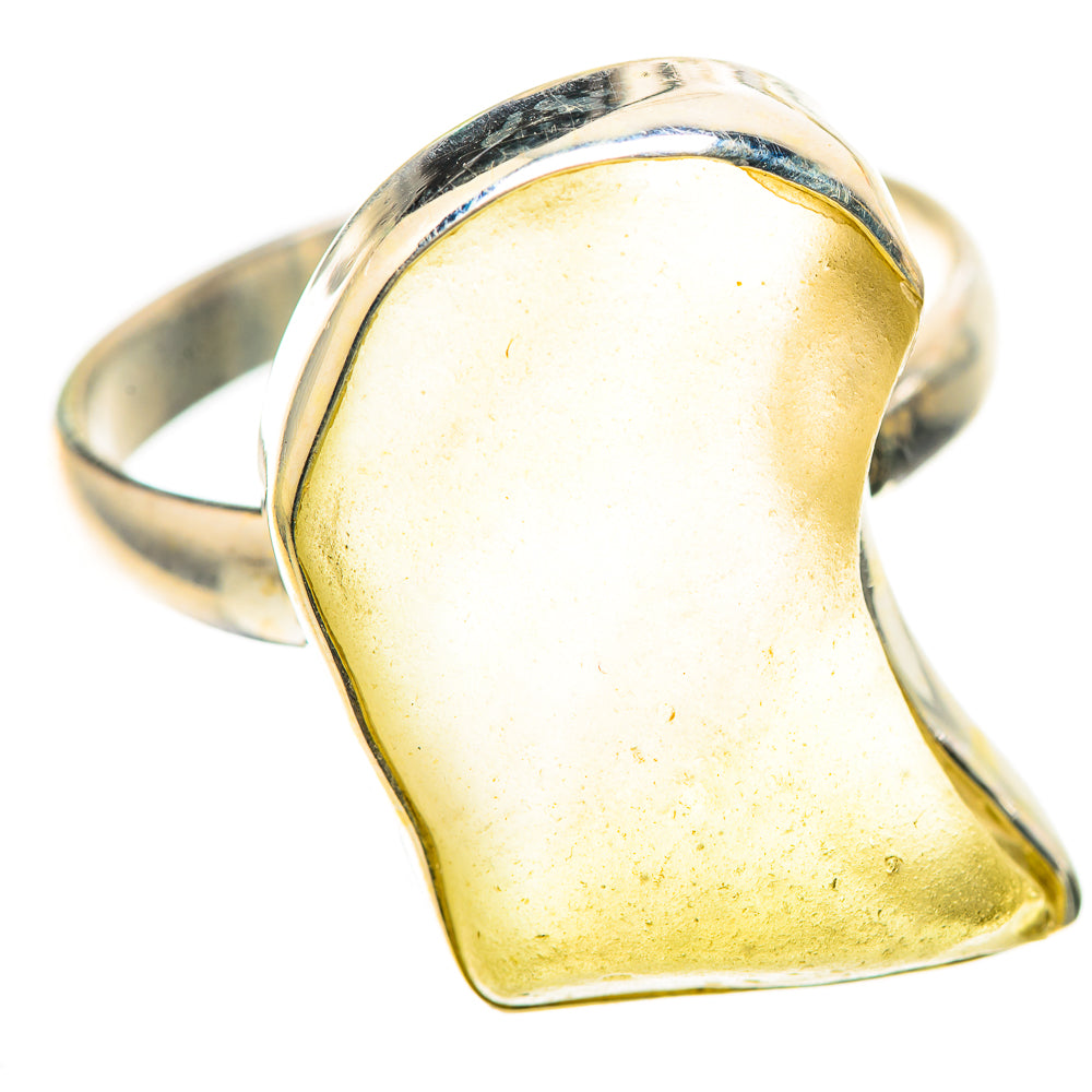 Large Libyan Desert Glass Ring Size 12.25 (925 Sterling Silver) RING136360