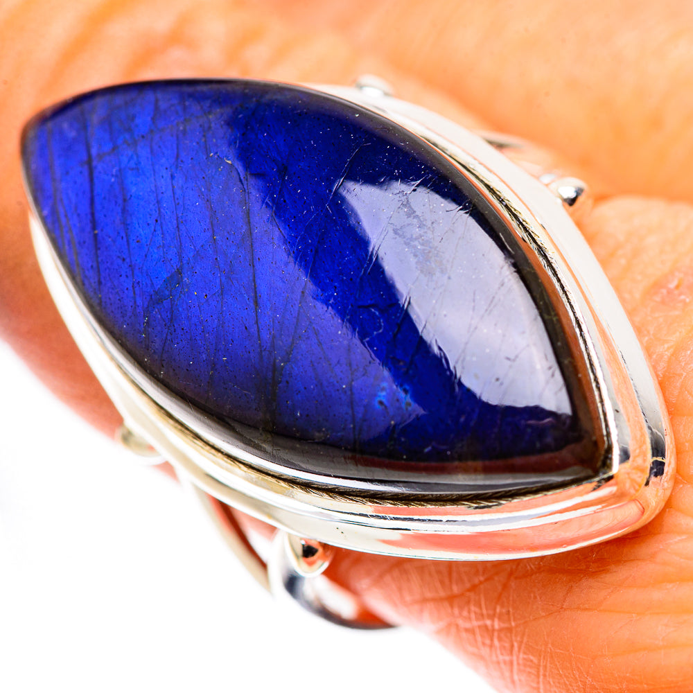 Large Labradorite Ring Size 9.5 (925 Sterling Silver) RING136173