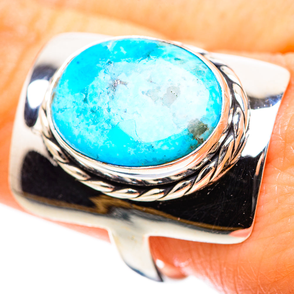 Chrysocolla 925 Sterling Silver Ring Size 10 (925 Sterling Silver) RING137375