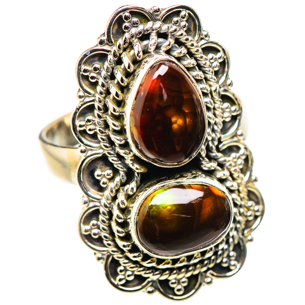 Mexican Fire Agate Ring Size 7 (925 Sterling Silver) RING134787