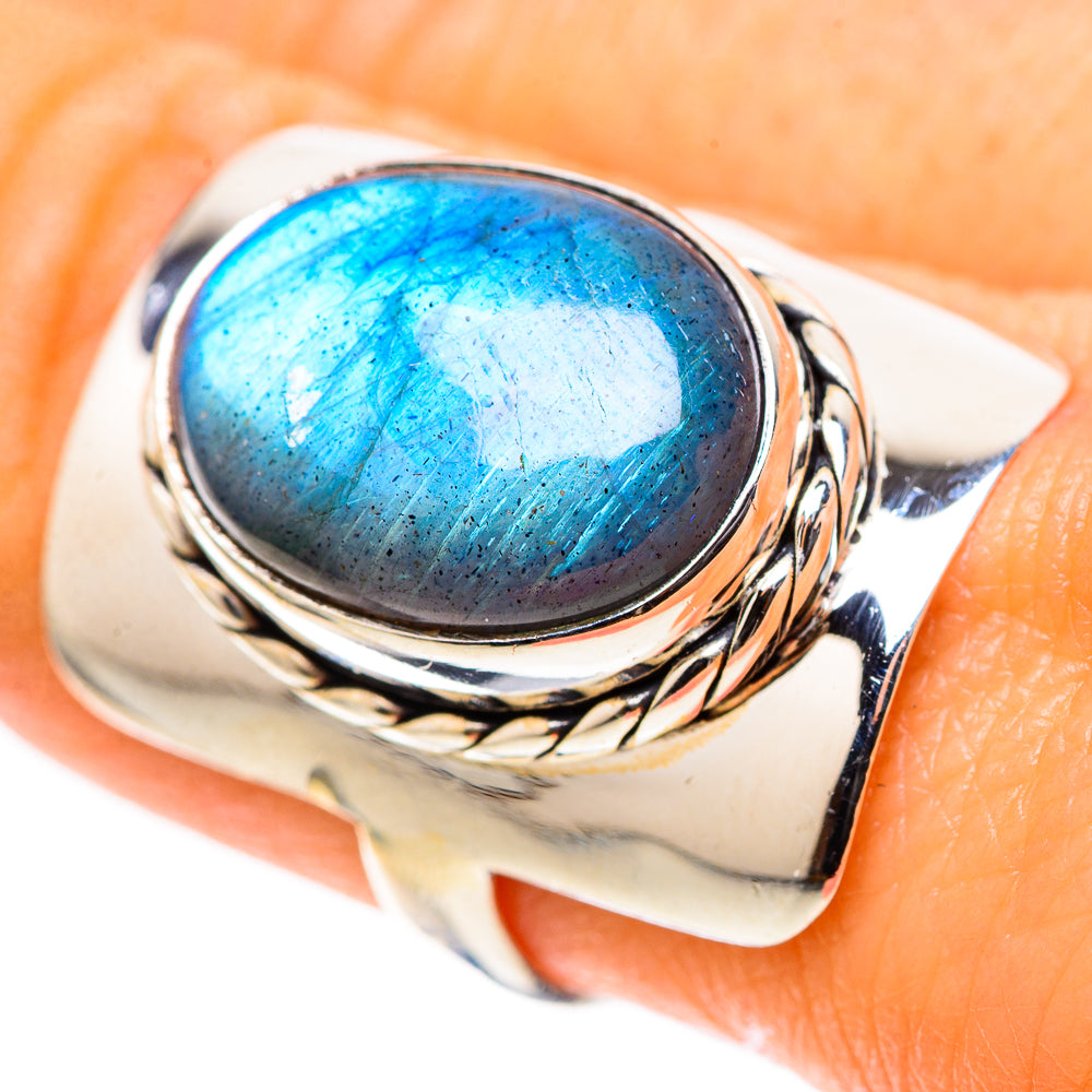 Labradorite 925 Sterling Silver Ring Size 8.75 (925 Sterling Silver) RING137591