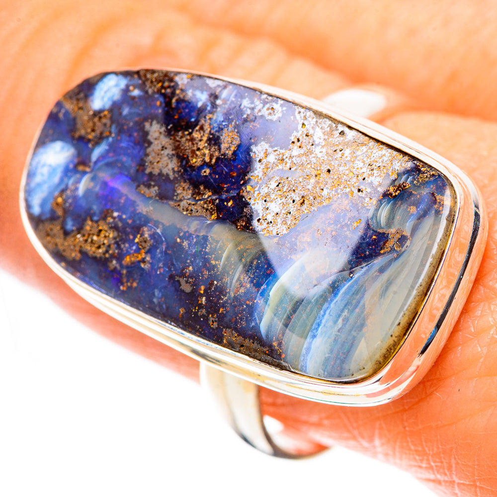 Boulder Opal 925 Sterling Silver Ring Size 9.25 (925 Sterling Silver) RING137744