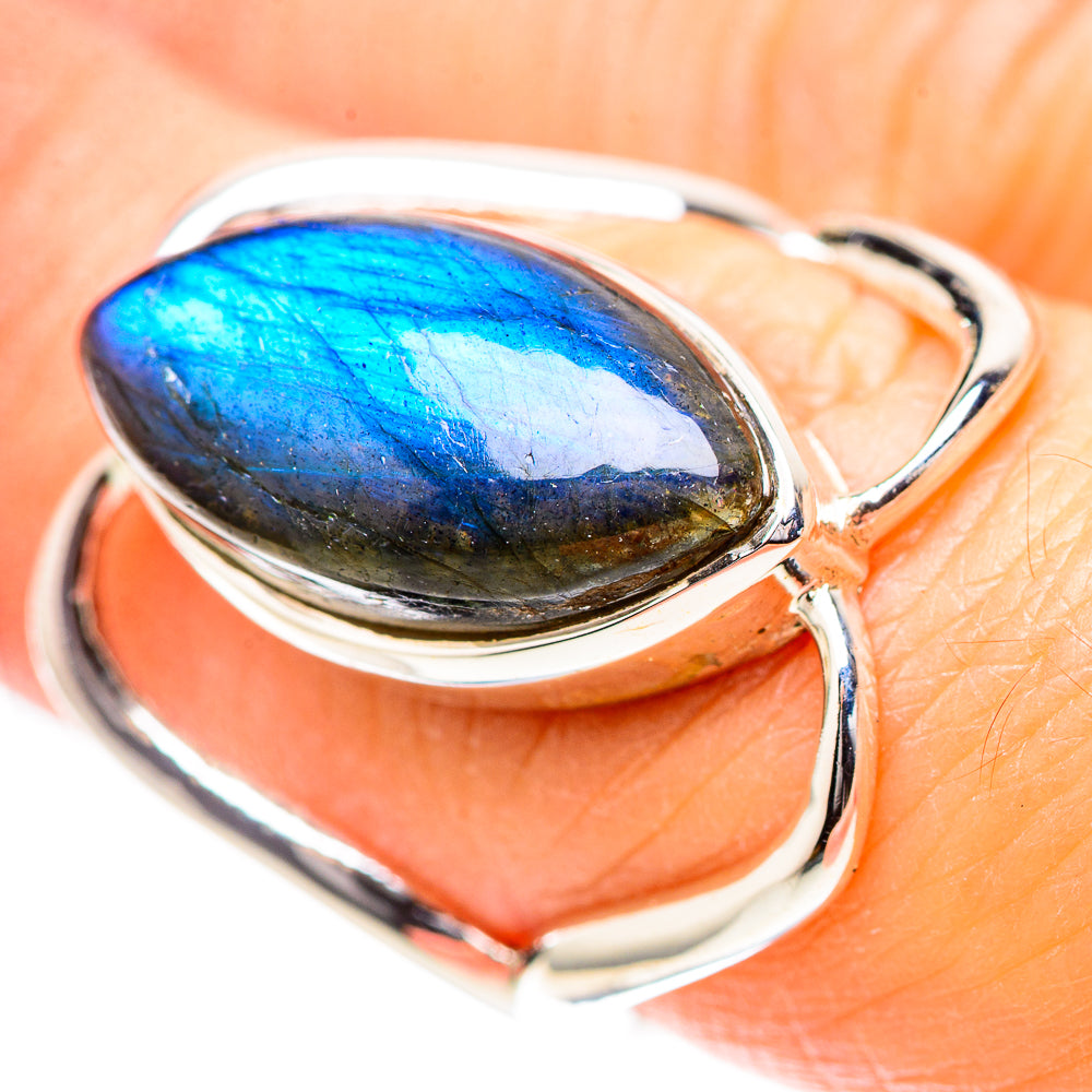 Labradorite Ring Size 7.25 (925 Sterling Silver) RING136641