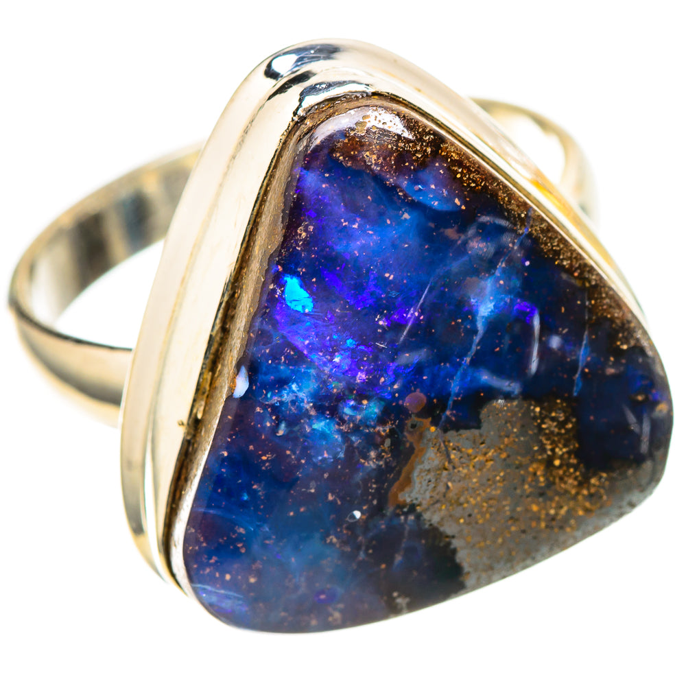 Boulder Opal 925 Sterling Silver Ring Size 9.75 (925 Sterling Silver) RING137663