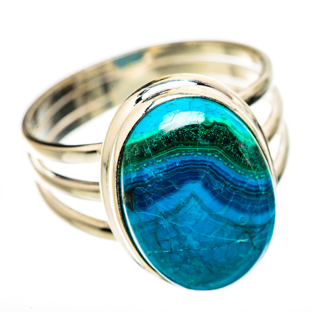 Malachite In Chrysocolla Ring Size 13 (925 Sterling Silver) RING134806