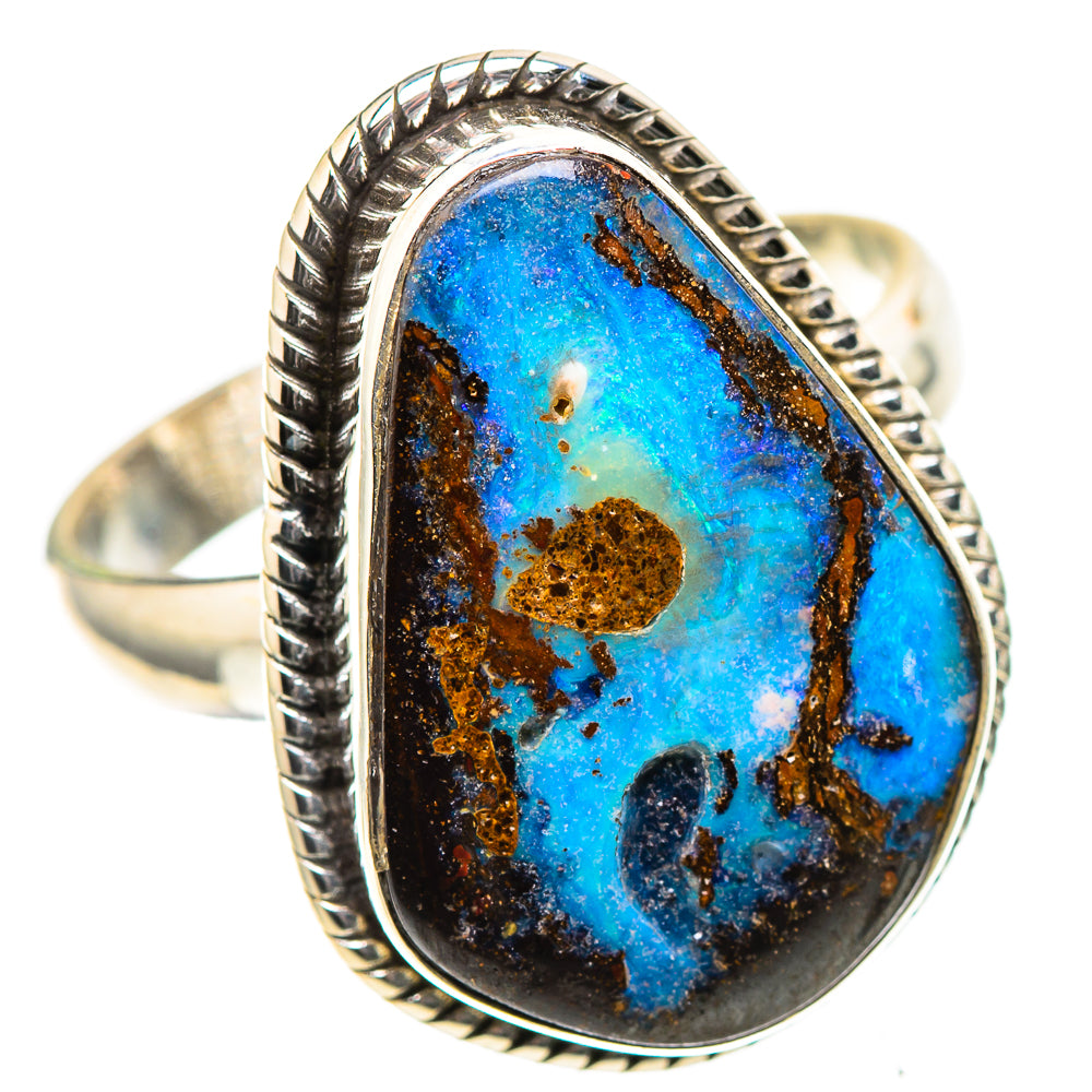 Boulder Opal 925 Sterling Silver Ring Size 9.75 (925 Sterling Silver) RING137441