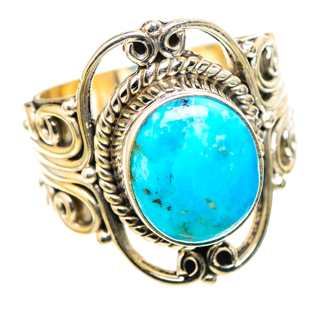 Chrysocolla 925 Sterling Silver Ring Size 7.75 (925 Sterling Silver) RING137484