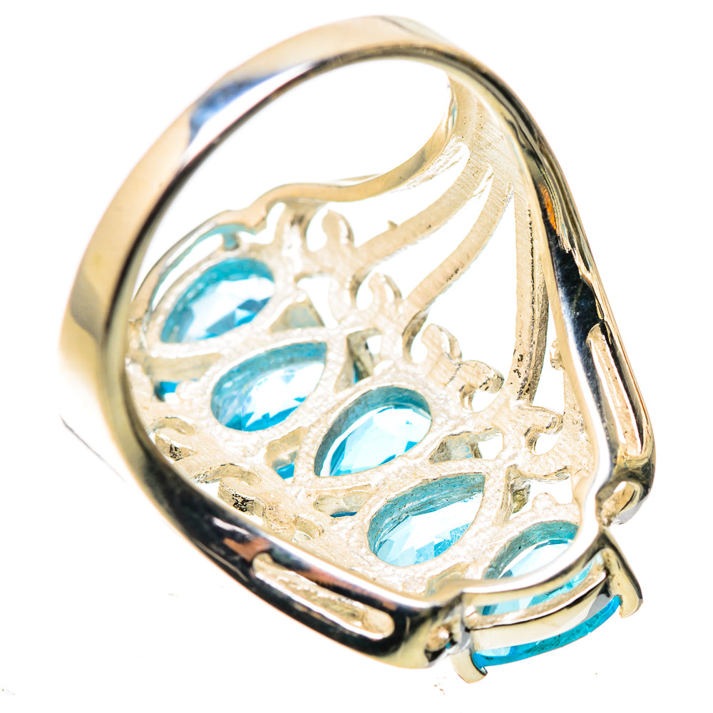 Blue Topaz Ring Size 8.25 (925 Sterling Silver) RING134781