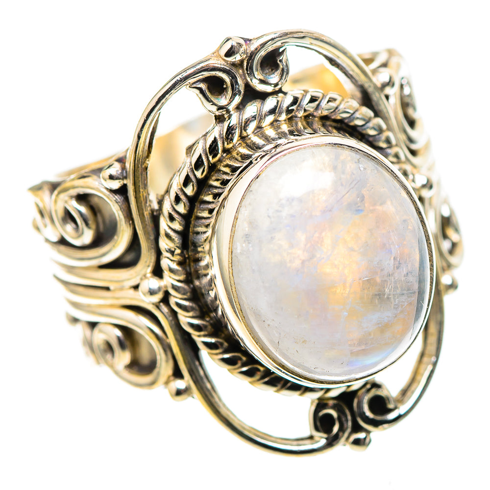 Rainbow Moonstone 925 Sterling Silver Ring Size 6.75 (925 Sterling Silver) RING137393