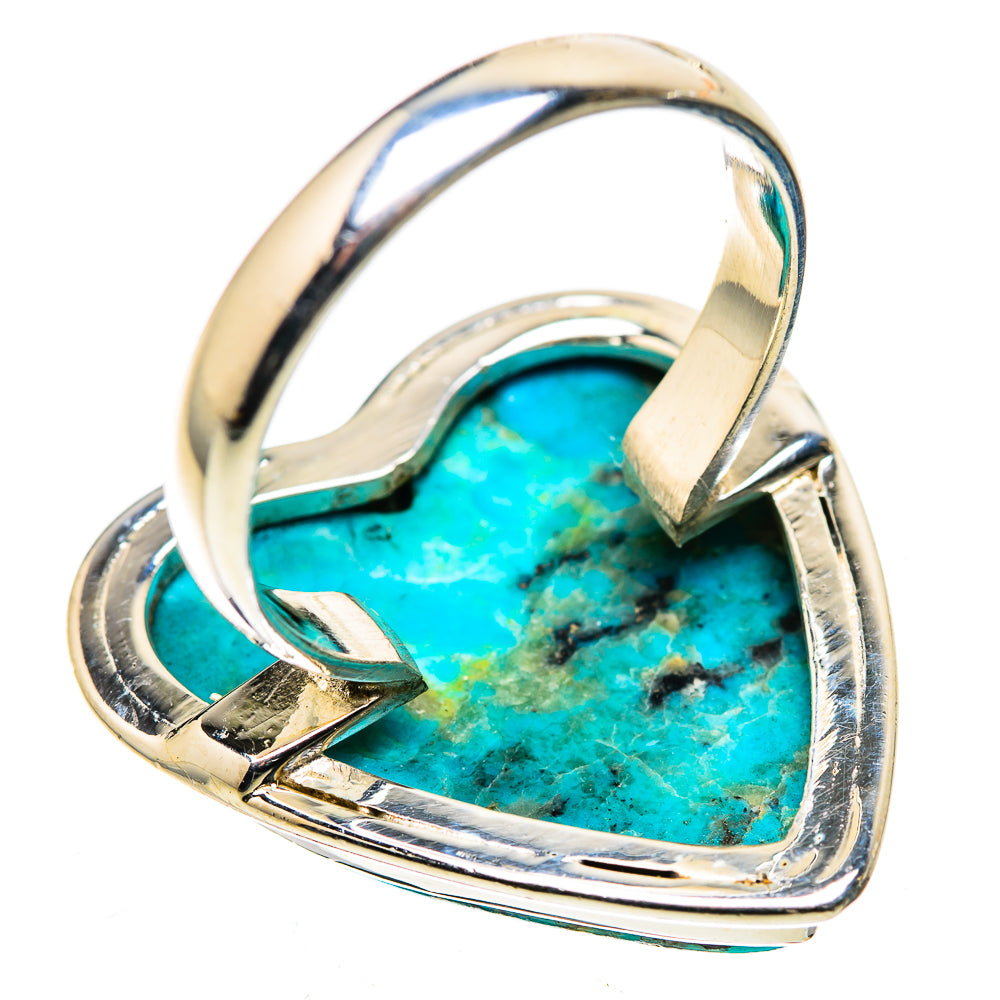 Large Chrysocolla Ring Size 9.75 (925 Sterling Silver) RING136077