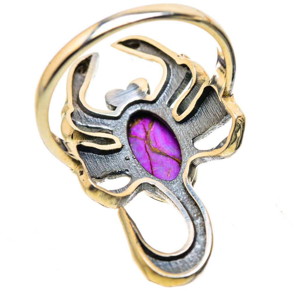 Purple Copper Composite Turquoise Ring Size 9 (925 Sterling Silver) RING134817