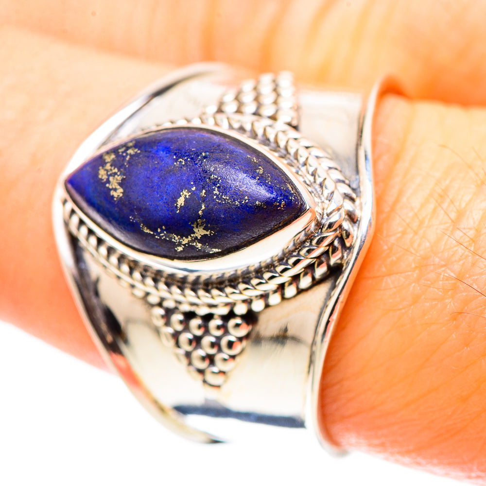 Lapis Lazuli 925 Sterling Silver Ring Size 8 (925 Sterling Silver) RING137409