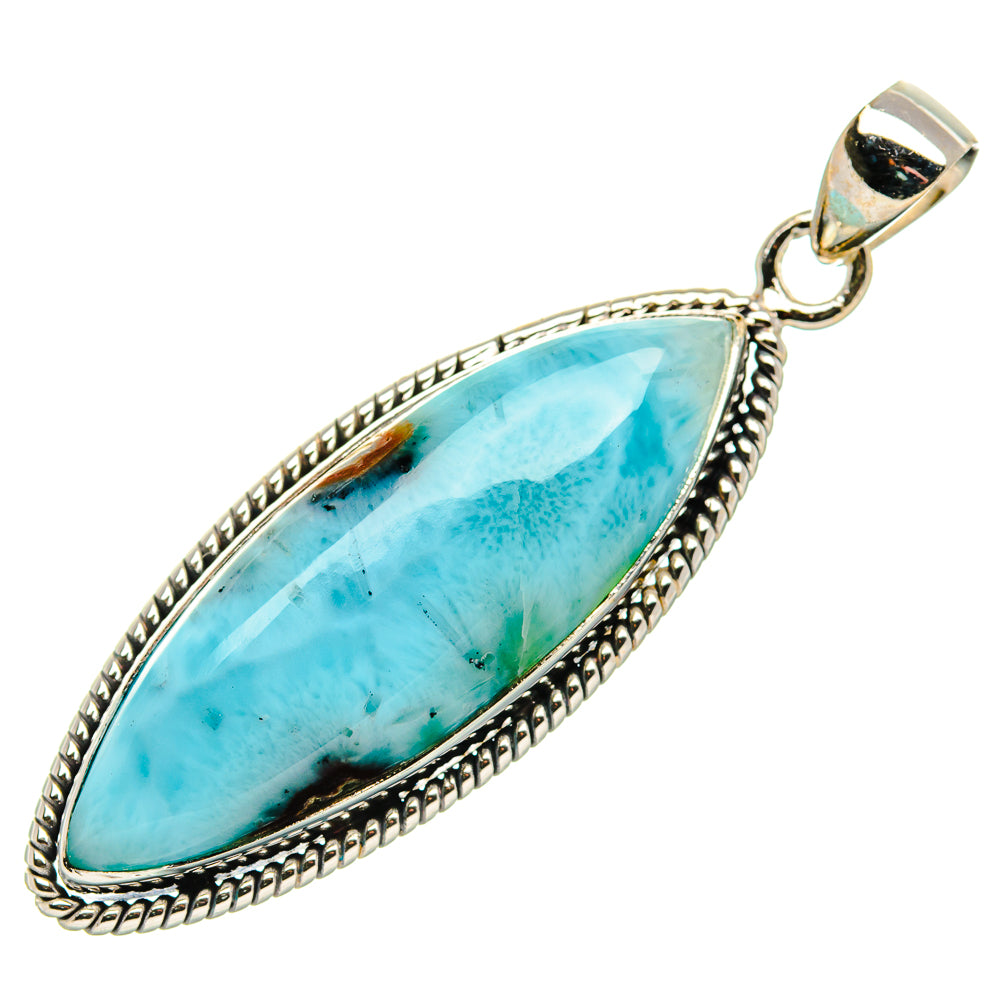 Larimar Pendant 2" (925 Sterling Silver) PD37141